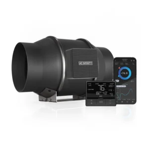 Cloudline PRO T6, AC Infinity, Quiet Inline Duct Fan with Controller 69 Pro, 150 MM